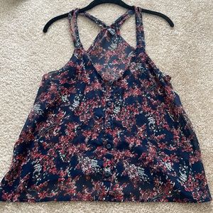 Full Tilt Floral Sheer Top